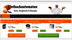 What Brotbackautomat-test.eu website looked like in 2016 (7 years ago)