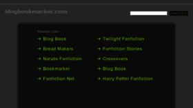 What Blogbookmarker.com website looked like in 2016 (7 years ago)