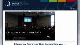 What Baptistsinireland.org website looked like in 2016 (7 years ago)