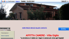 What Bebvillagiglio.it website looked like in 2016 (7 years ago)