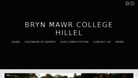 What Brynmawrhillel.org website looked like in 2016 (7 years ago)