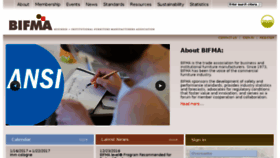 What Bifma.org website looked like in 2016 (8 years ago)