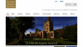 What Burfordchurch.org website looked like in 2016 (7 years ago)