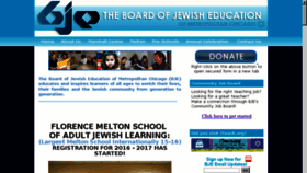 What Bjechicago.org website looked like in 2016 (7 years ago)