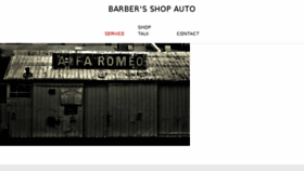 What Barbersshopauto.com website looked like in 2016 (7 years ago)