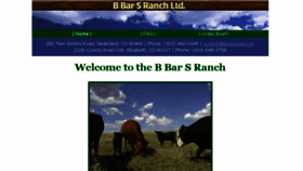 What Bbarsranch.com website looked like in 2016 (7 years ago)