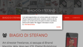 What Biagiodistefano.com website looked like in 2016 (7 years ago)
