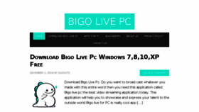 What Bigolivepcdownload.com website looked like in 2016 (7 years ago)