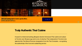 What Bangkokgarden.ca website looked like in 2016 (7 years ago)