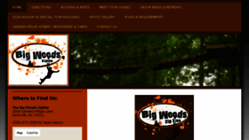 What Bigwoodszipline.com website looked like in 2016 (7 years ago)