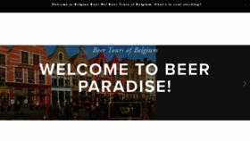 What Belgianbeerme.com website looked like in 2016 (7 years ago)