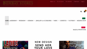 What Bombaystores.biz website looked like in 2016 (7 years ago)