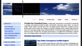 What Blueskyconsultinggroup.com website looked like in 2016 (7 years ago)