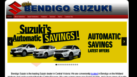 What Bendigosuzuki.com.au website looked like in 2016 (7 years ago)