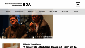 What Bda-bund.de website looked like in 2016 (7 years ago)