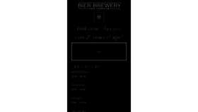 What Bierbrewery.com website looked like in 2016 (7 years ago)
