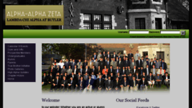 What Butlerlambdachi.org website looked like in 2016 (7 years ago)