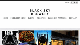 What Blackskybrewing.com website looked like in 2016 (7 years ago)