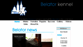 What Belatorkennel.com website looked like in 2016 (7 years ago)