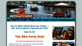 What Bbqpartyboats.com website looked like in 2016 (7 years ago)