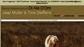 What Bracco-italiano-kennel.nl website looked like in 2016 (7 years ago)