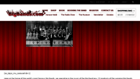 What Bigbands.com website looked like in 2016 (7 years ago)