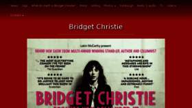 What Bridgetchristie.co.uk website looked like in 2016 (7 years ago)