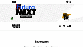 What Bauertypes.com website looked like in 2016 (7 years ago)