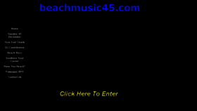 What Beachmusic45.com website looked like in 2016 (7 years ago)