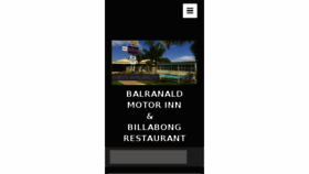 What Balranaldmotorinn.com website looked like in 2016 (7 years ago)