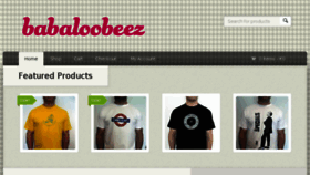 What Babaloobeez.com website looked like in 2016 (7 years ago)