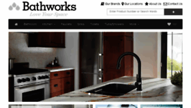 What Bathworks.ca website looked like in 2016 (7 years ago)
