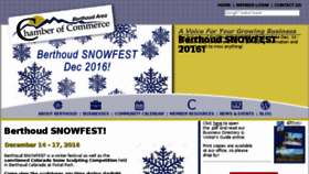 What Berthoudsnowfest.com website looked like in 2016 (7 years ago)