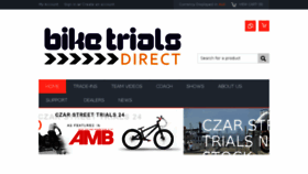 What Biketrialsdirect.com website looked like in 2016 (7 years ago)
