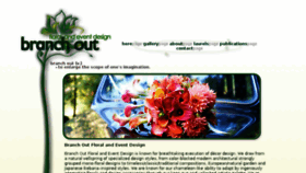 What Branchoutflowers.com website looked like in 2016 (7 years ago)