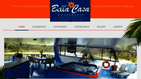 What Bellacasahouseboats.com.au website looked like in 2016 (7 years ago)