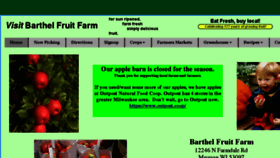 What Barthelfruitfarm.com website looked like in 2016 (7 years ago)