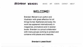 What Brendanwenzel.info website looked like in 2016 (7 years ago)