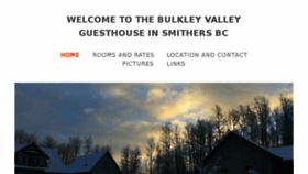 What Bulkleyvalleyguesthouse.ca website looked like in 2016 (7 years ago)