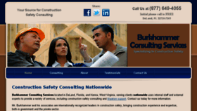 What Burkhammerconsultingservices.com website looked like in 2016 (7 years ago)