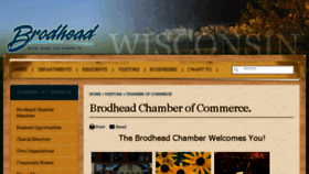 What Brodheadchamber.org website looked like in 2016 (7 years ago)