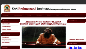 What Brahmanandacademy.org website looked like in 2016 (7 years ago)