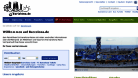 What Barcelona.de website looked like in 2017 (7 years ago)