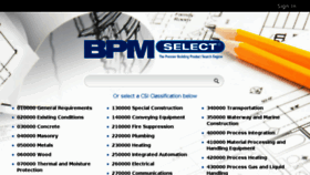 What Bpmselect.com website looked like in 2017 (7 years ago)