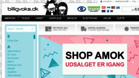 What Billigvoks.dk website looked like in 2017 (7 years ago)