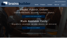 What Brainsbuilder.com website looked like in 2017 (7 years ago)