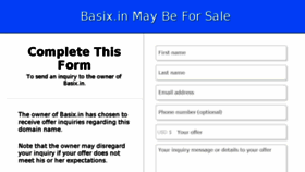 What Basix.in website looked like in 2017 (7 years ago)