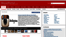 What Beyazportal.com website looked like in 2017 (7 years ago)