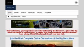 What Bigbendchat.com website looked like in 2017 (7 years ago)