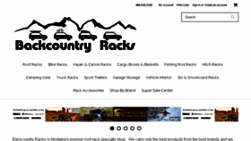 What Backcountryracks.com website looked like in 2017 (7 years ago)